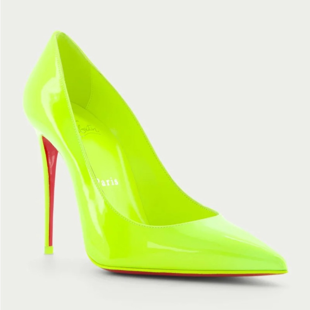 Christian Louboutin Neon Yellow Pumps
